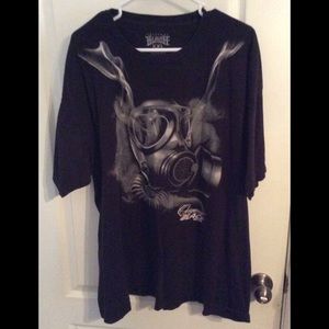 Black brand tee shirt